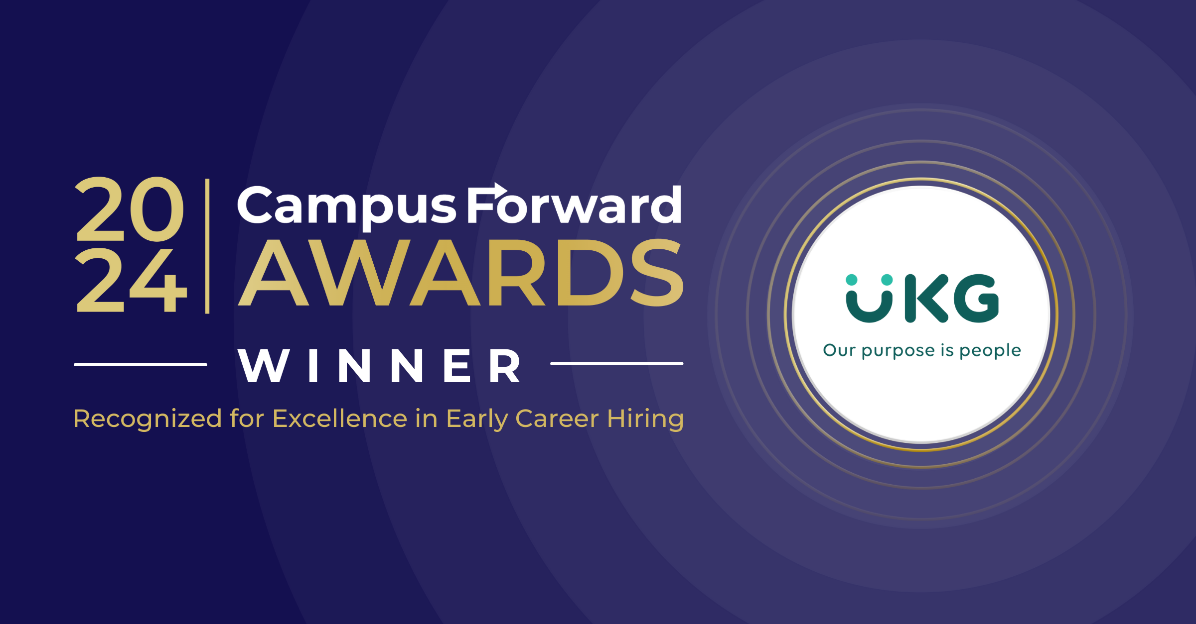 UKG 2024 Campus Forward Award Winner